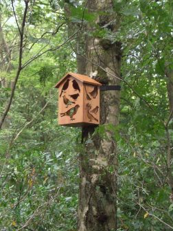 Hello Goodbye: vogelhuisjes, -monumenten, - follies voor GBK-tentoonstelling in NOM over migratie